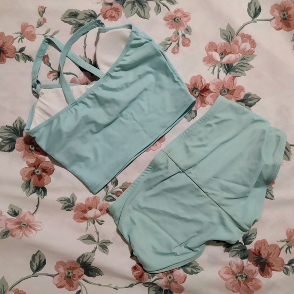 Bikini Village Light Blue Tankini Swimsuit - Picture 4 of 4